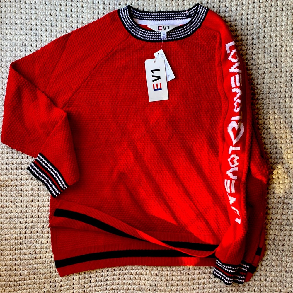 NWT EV1 Knit Love Sweater